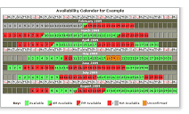 Illustration of Table Calendar